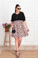 Rochie dama marimi mari cu nasturi 5086-22