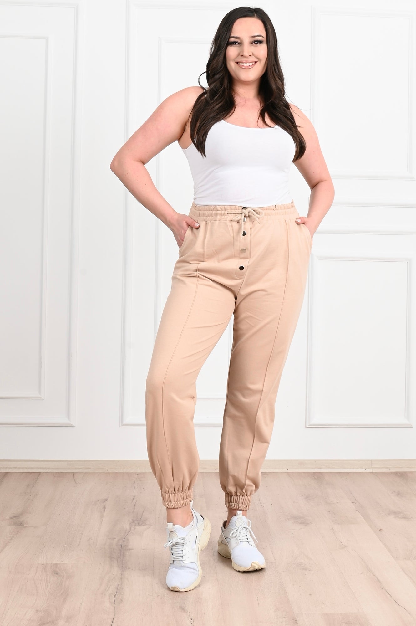Pantalon dama marimi mari de trening 6055-23