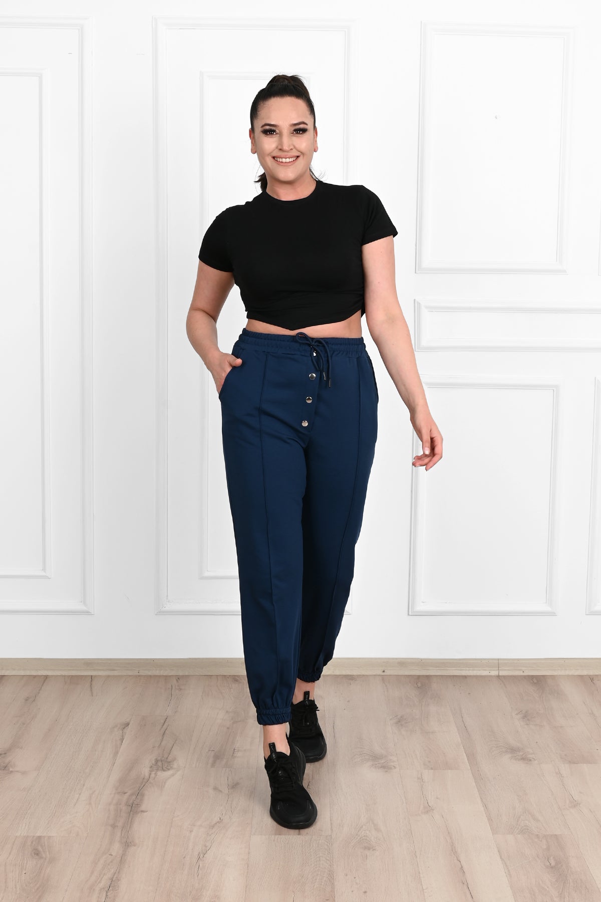 Pantalon dama marimi mari de trening 6055-23