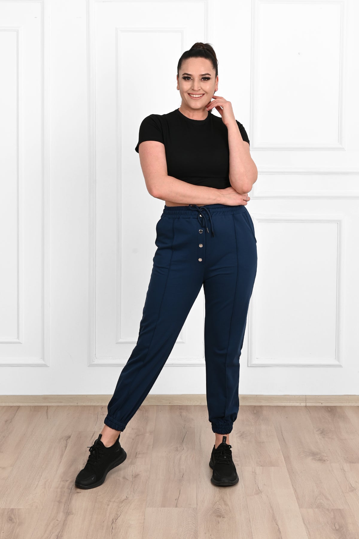 Pantalon dama marimi mari de trening 6055-23