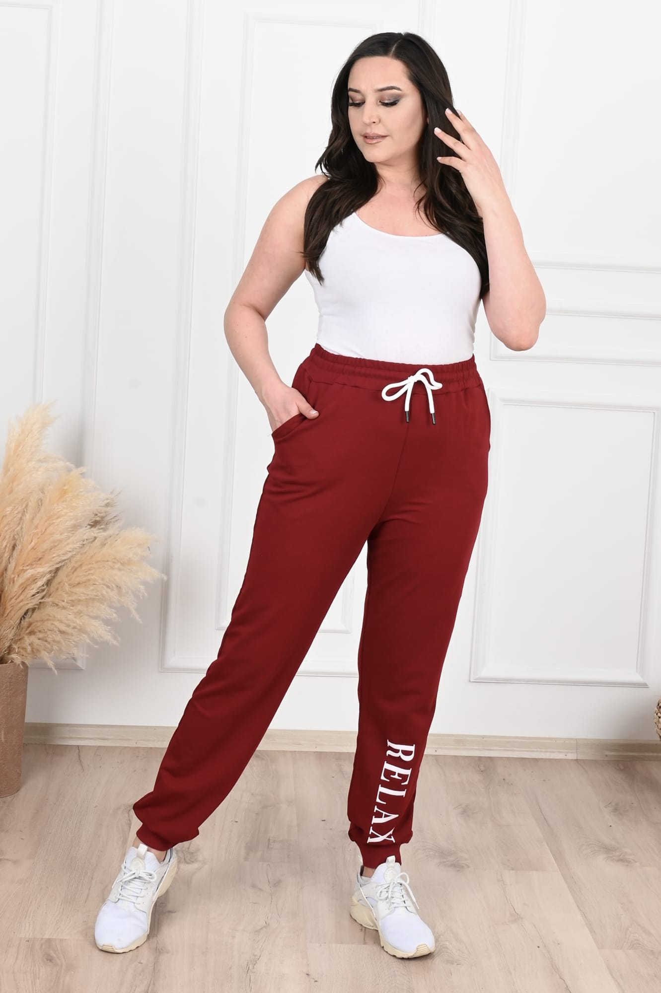 Pantalon dama marimi mari de trening Relax 6078-22