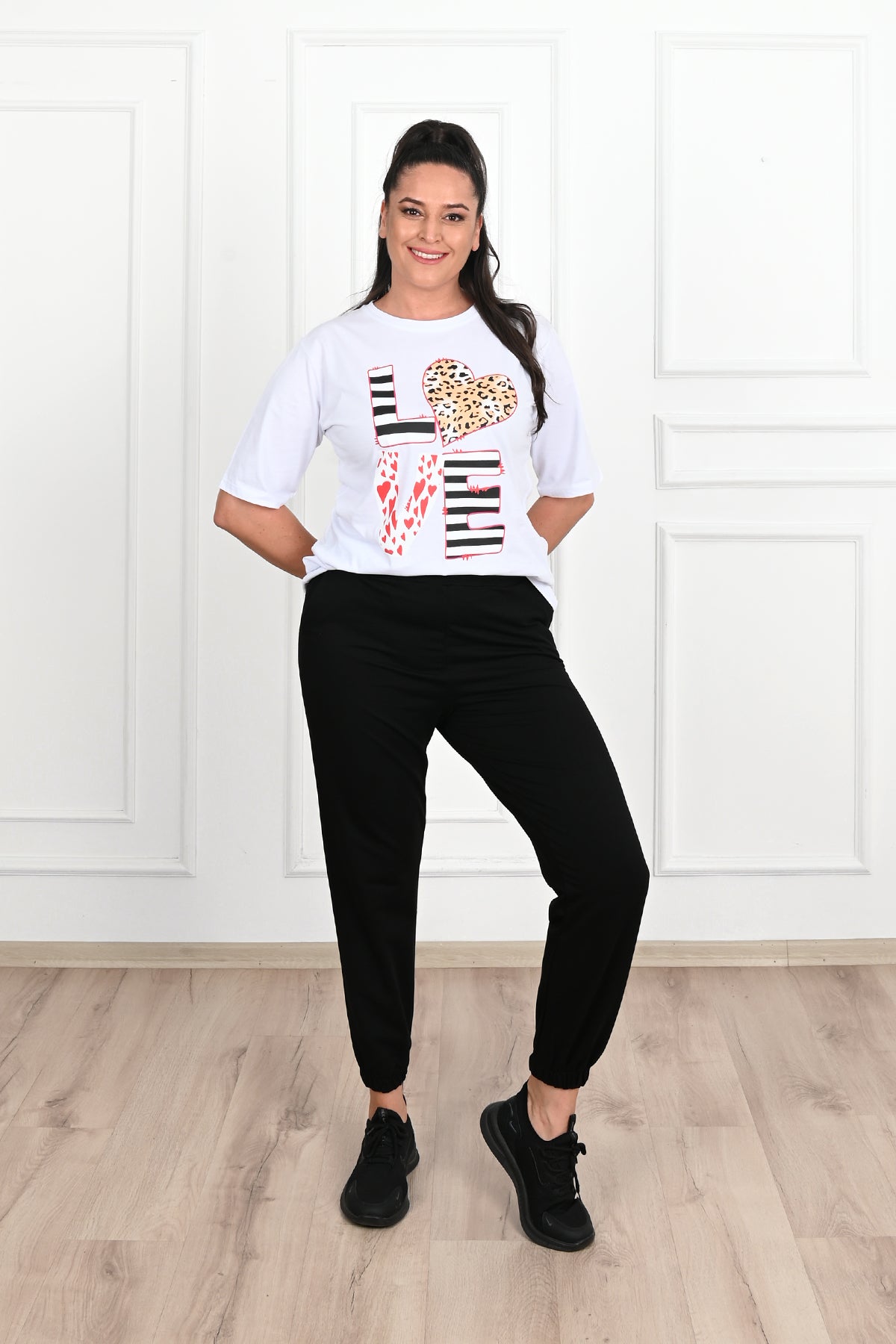 Pantalon dama marimi mari de trening 6214-23