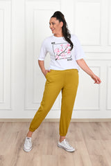 Pantalon dama marimi mari de trening 6214-23