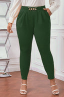 Pantaloni dama marimi mari cu catarama 6237