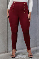 Pantaloni dama marimi mari cu nasturi 6246