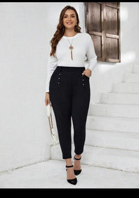 Pantaloni dama marimi mari 6258