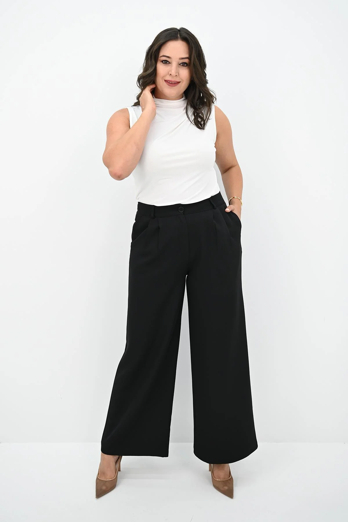 Pantaloni dama marimi mari 6299