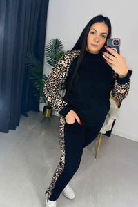 Trening dama marimi mari cu imprimeu animal print 8048