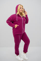 Trening dama marimi mari cu fermoare laterale 8130