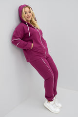 Trening dama marimi mari cu fermoare laterale 8130