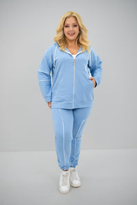 Trening dama marimi mari cu fermoare laterale 8130