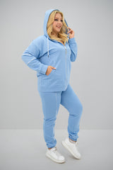 Trening dama marimi mari cu fermoare laterale 8130