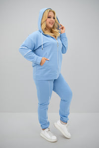 Trening dama marimi mari cu fermoare laterale 8130