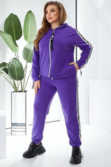 Trening dama marimi mari cu fermoar 8136