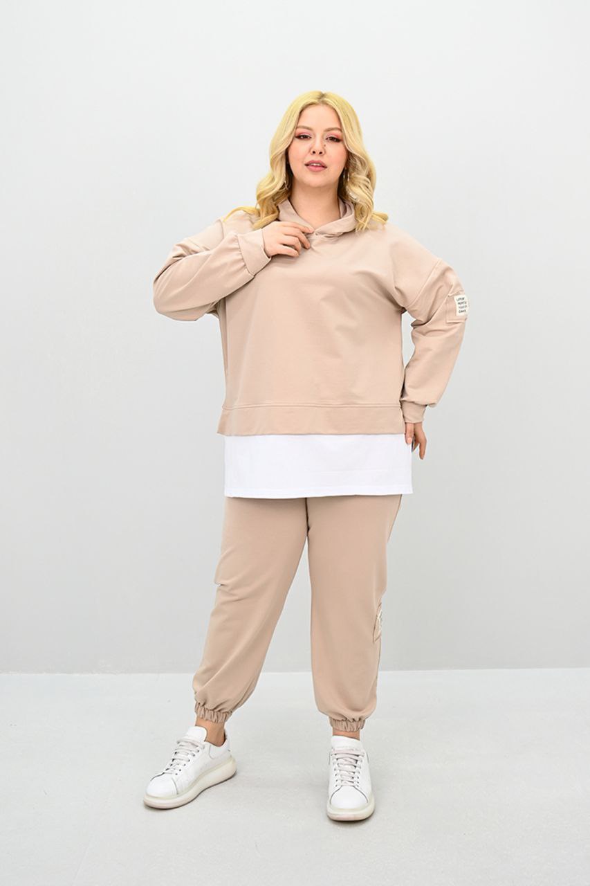Îmbrăcăminte, Trening dama marimi mari 8180, bigsize.ro