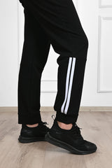 Pantalon dama marimi mari de trening cu dungi 9046