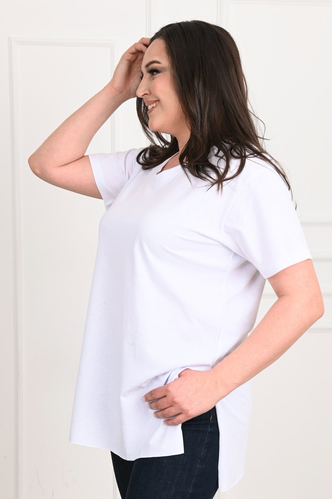 Tricou dama marimi mari in V 1698