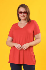 Tricou dama marimi mari in V 1698