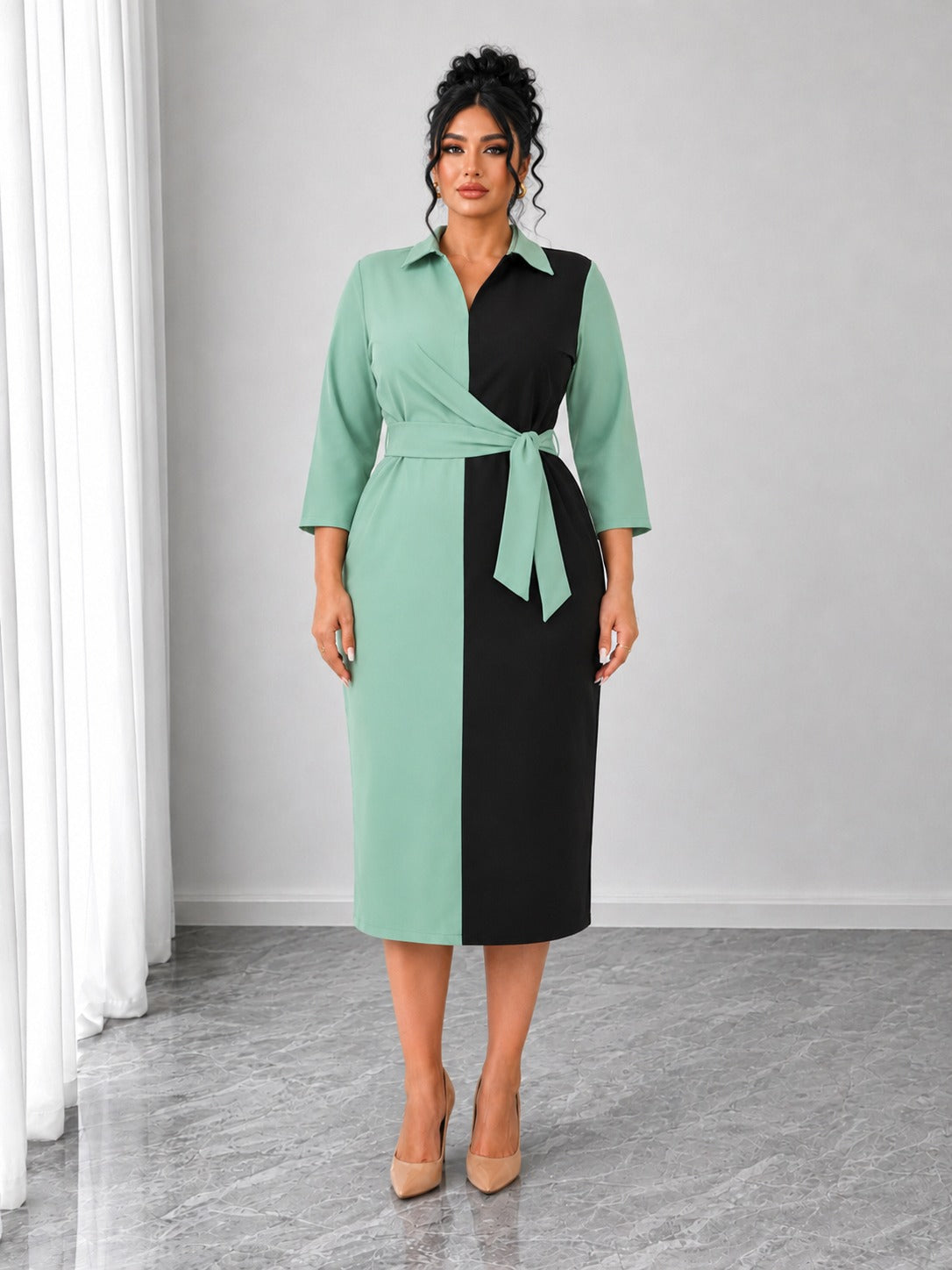 Rochii, Rochie dama marimi mari 5399, bigsize.ro