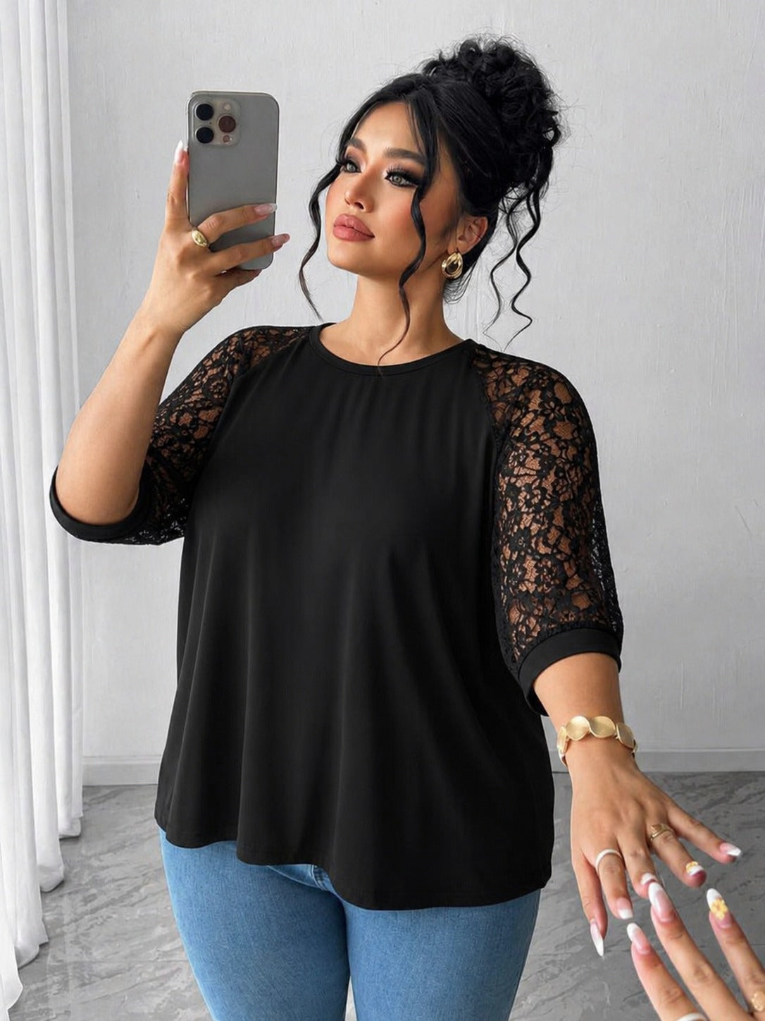 Best Sellers, Bluza dama marimi mari 2035, bigsize.ro