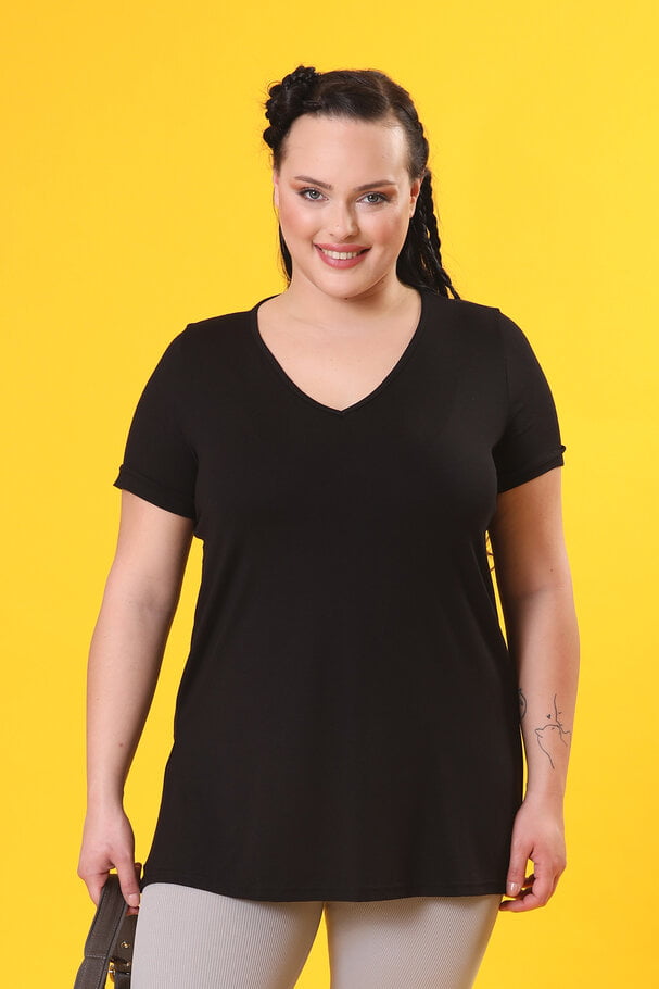 Tricou dama marimi mari despicat 1296-23