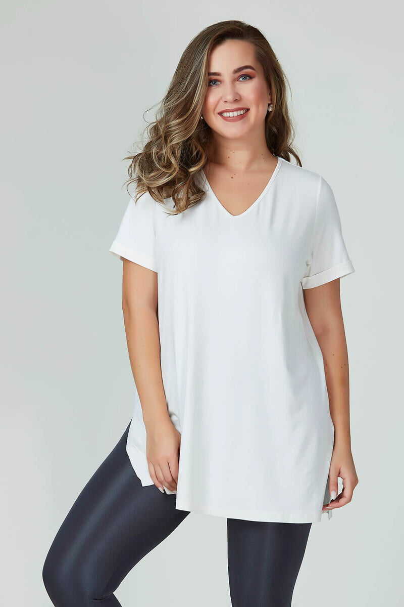 Tricou dama marimi mari despicat 1296-23